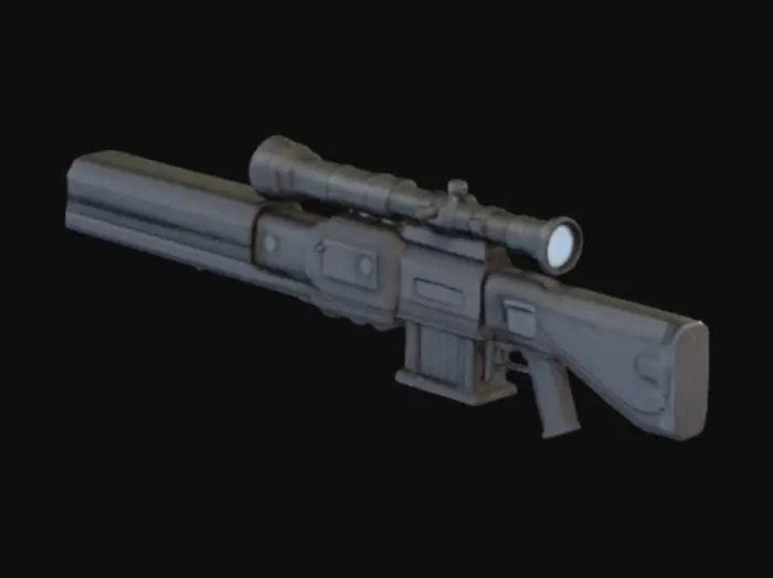 3D model for Tactical Energy Rifle