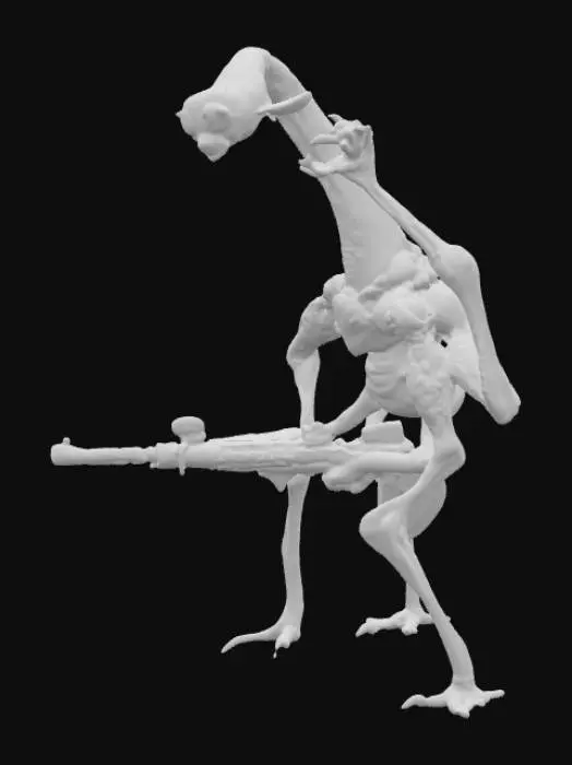 3D model for Alien Defender