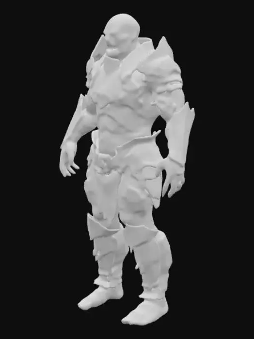 3D model for Lizard Warrior