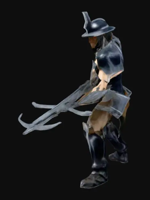 3D model for Dark Armored Crossbowman