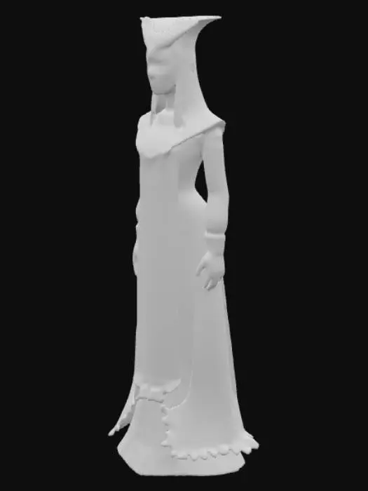 3D model for Queen Amidala Costume Illustration