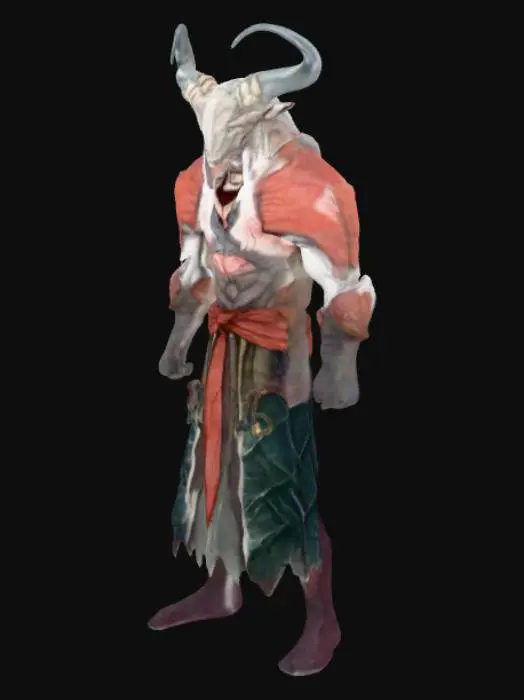 3D model for Demon Warrior