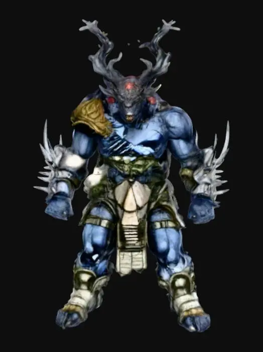 3D model for Mighty Horned Warrior