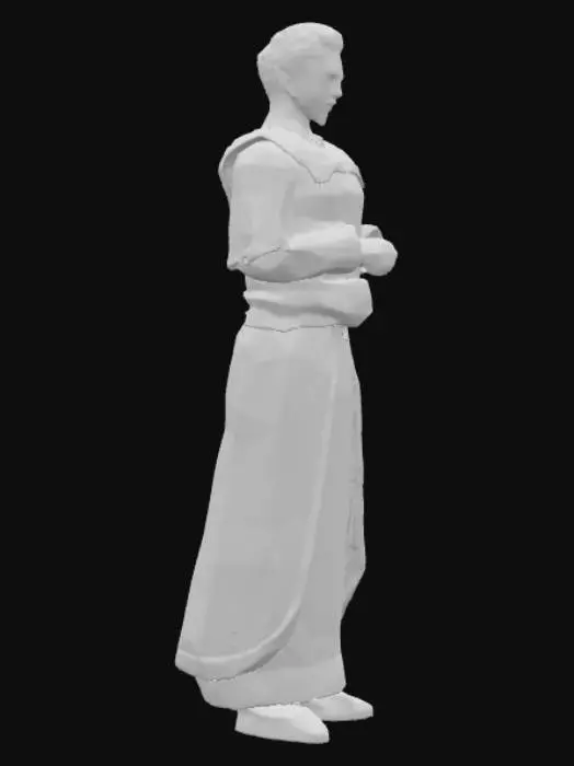 3D model for Priestly Attire Character