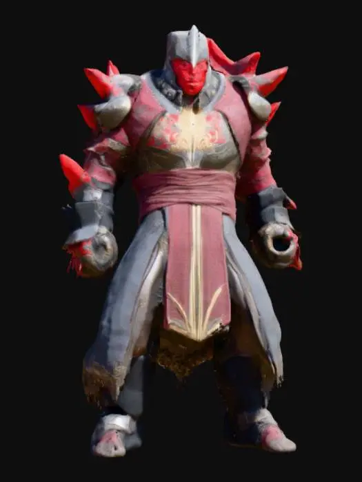 3D model for Crimson Warrior