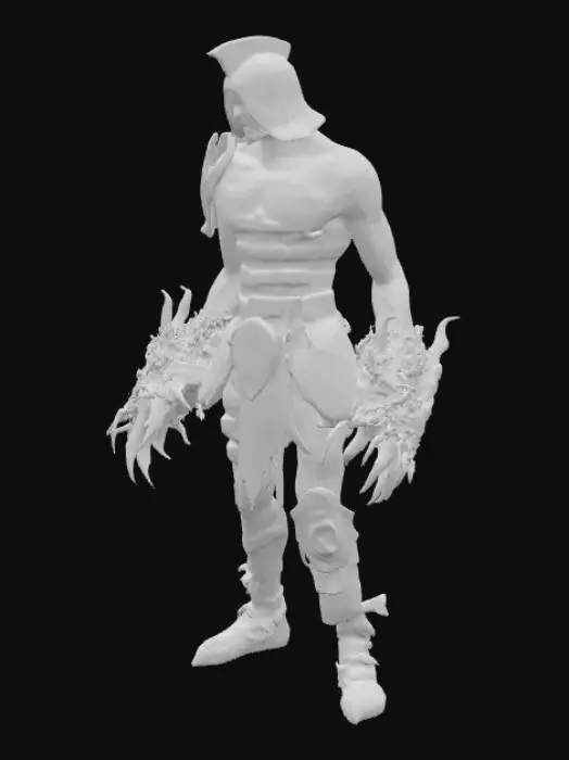 3D model for Warrior of Shadows