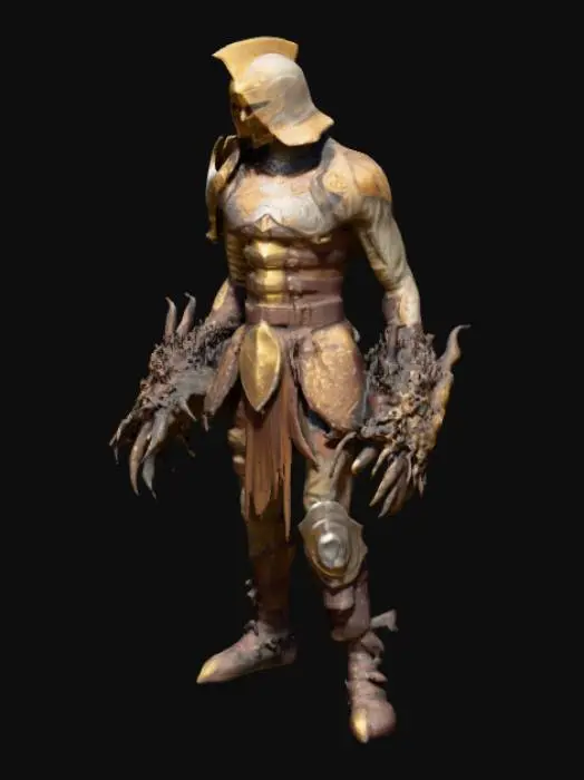 3D model for Warrior of Shadows