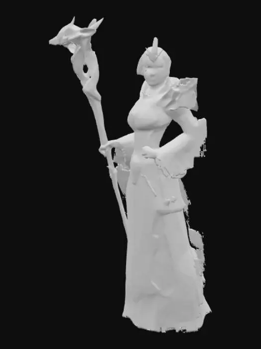3D model for Sorceress of the Radiant Staff