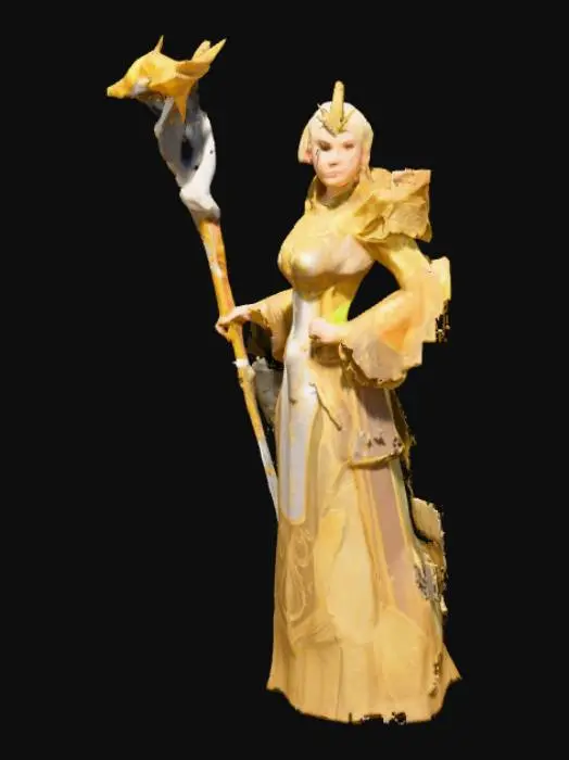 3D model for Sorceress of the Radiant Staff