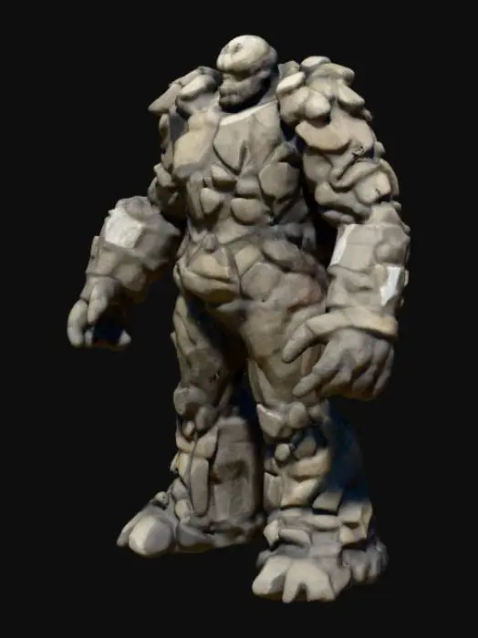 3D model for Stone Guardian