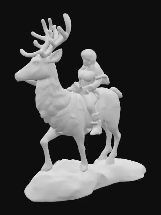 3D model for Rider of the Elk