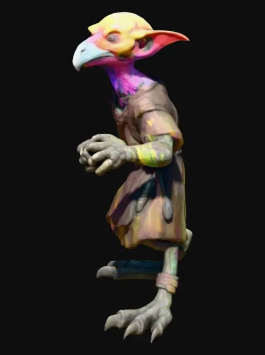 3D model for Feathered Mystic