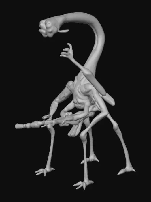 3D model for Alien Marksman