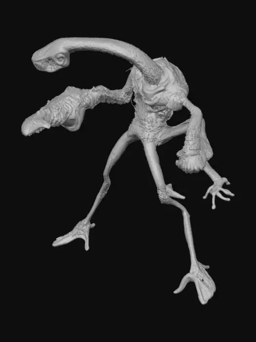 3D model for The Serpentine Guardian