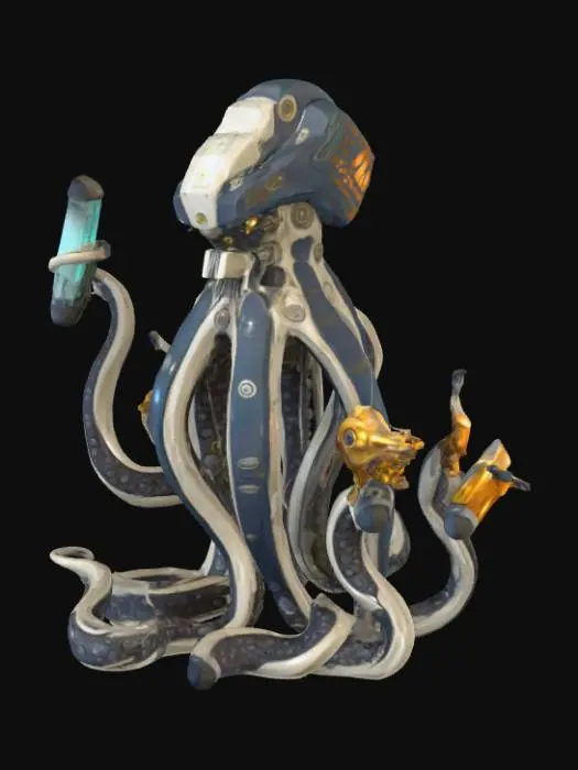 3D model for Cybernetic Cephalopod