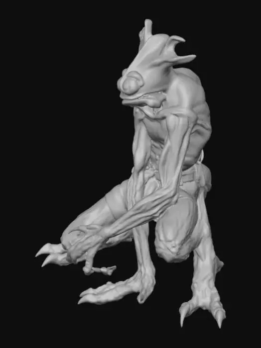 3D model for Alien Creature