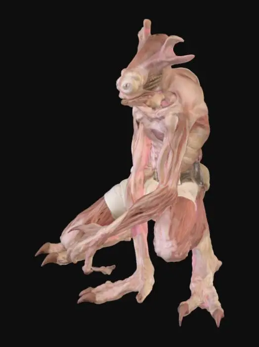 3D model for Alien Creature