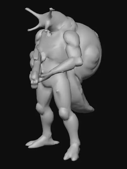 3D model for Galactic Snail Soldier