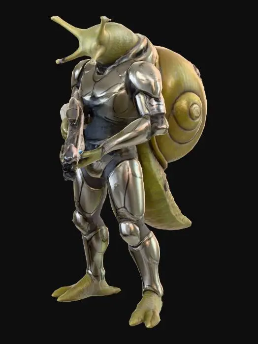 3D model for Galactic Snail Soldier