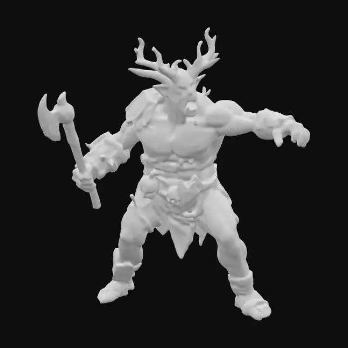 3D model for Demonic Warrior
