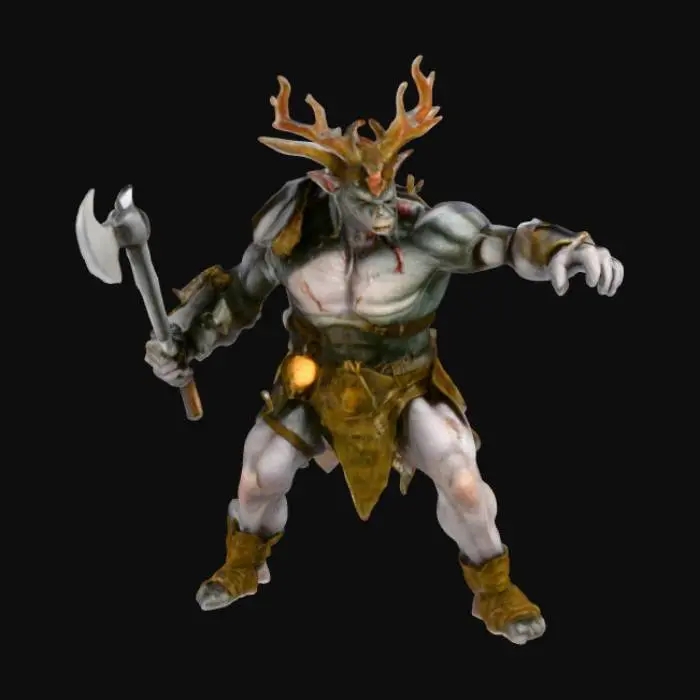 3D model for Demonic Warrior