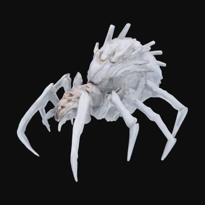 3D model for Spiky Arachnid Creature