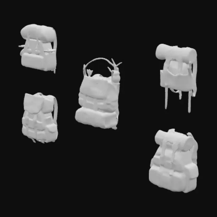 3D model for Adventurer's Backpacks