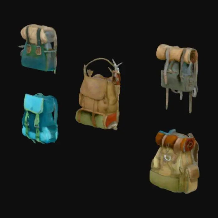 3D model for Adventurer's Backpacks