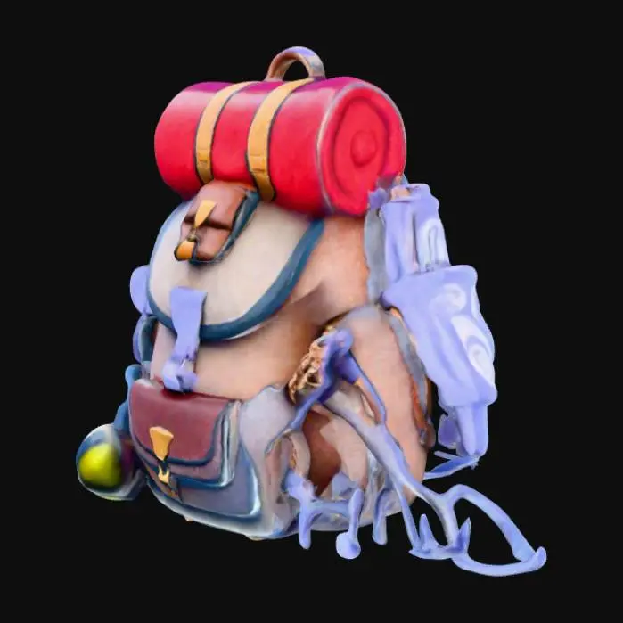 3D model for Adventurer's Backpack