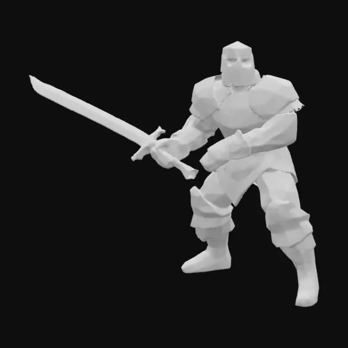 3D model for Radiant Knight