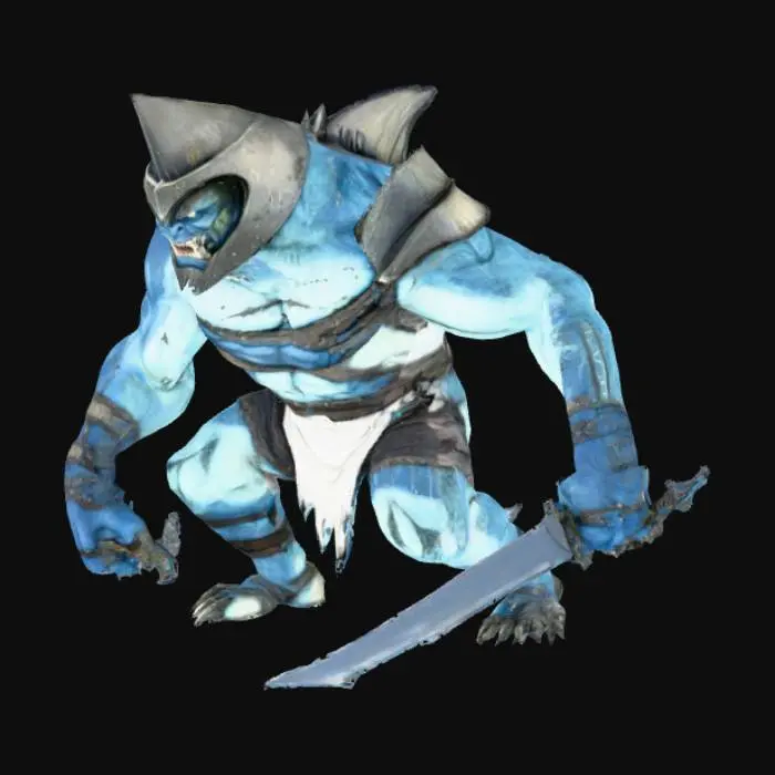 3D model for Ferocious Warrior