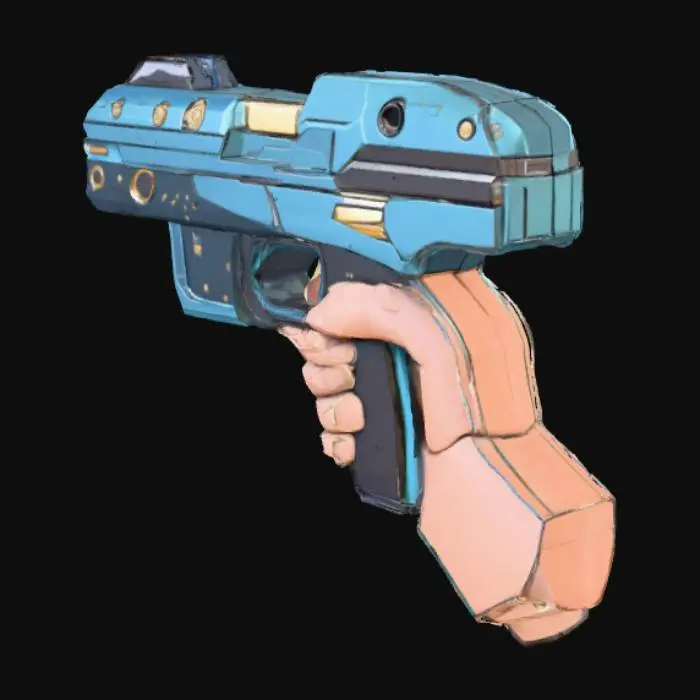 3D model for Futuristic Blaster