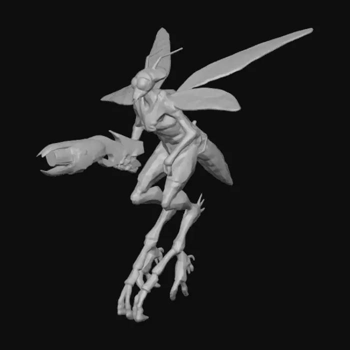 3D model for Zetan Insectoid Soldier