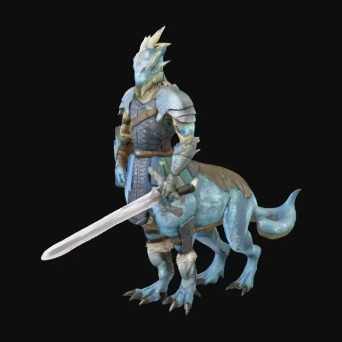 3D model for Draconic Knight