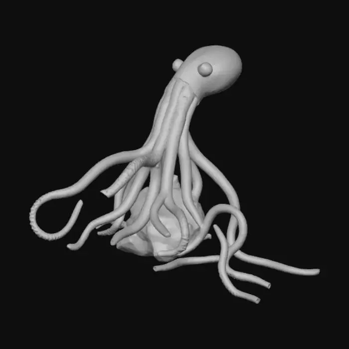 3D model for Ancient Cephalopod Model