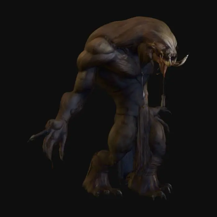 3D model for Troll Warlord