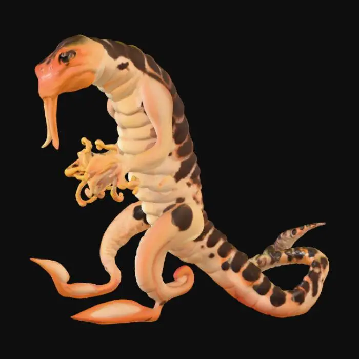 3D model for Lizard Whimsy