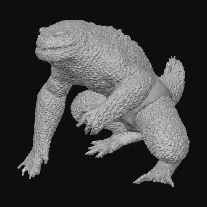 3D model for Lizard Warrior