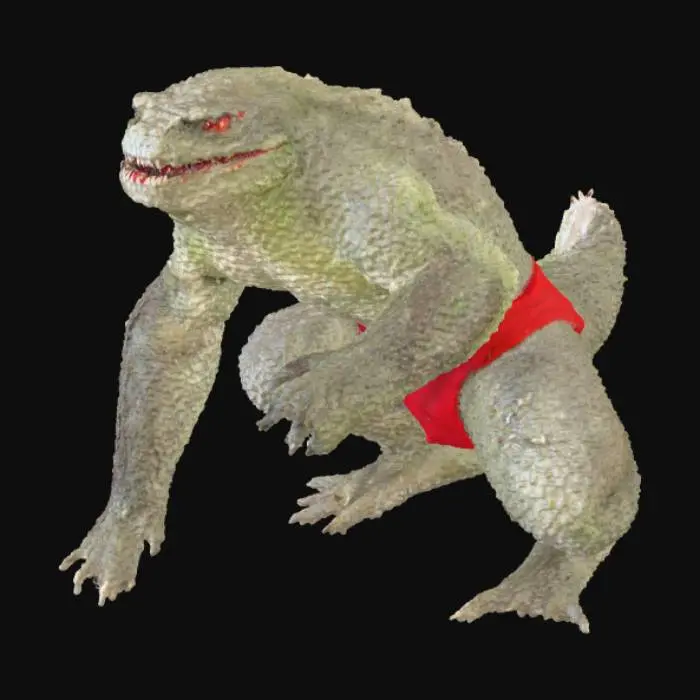 3D model for Lizard Warrior