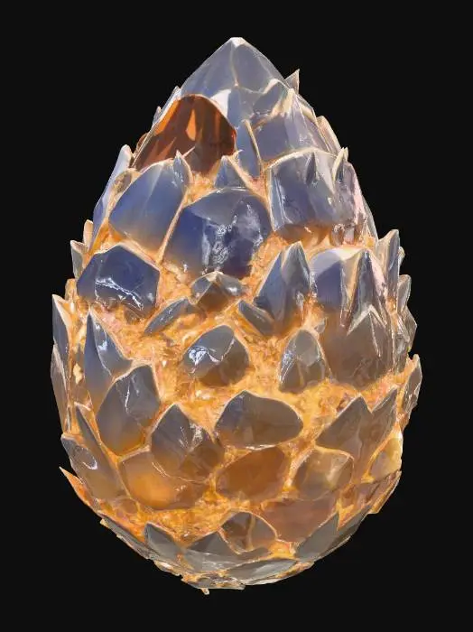 3D model for Mystical Crystal Egg