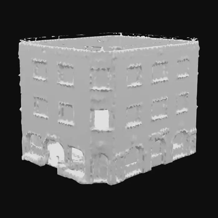3D model for Brick Corner Building