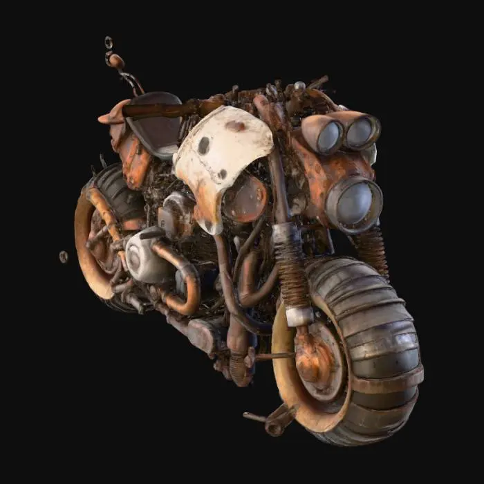 3D model for Retro Tech Bike