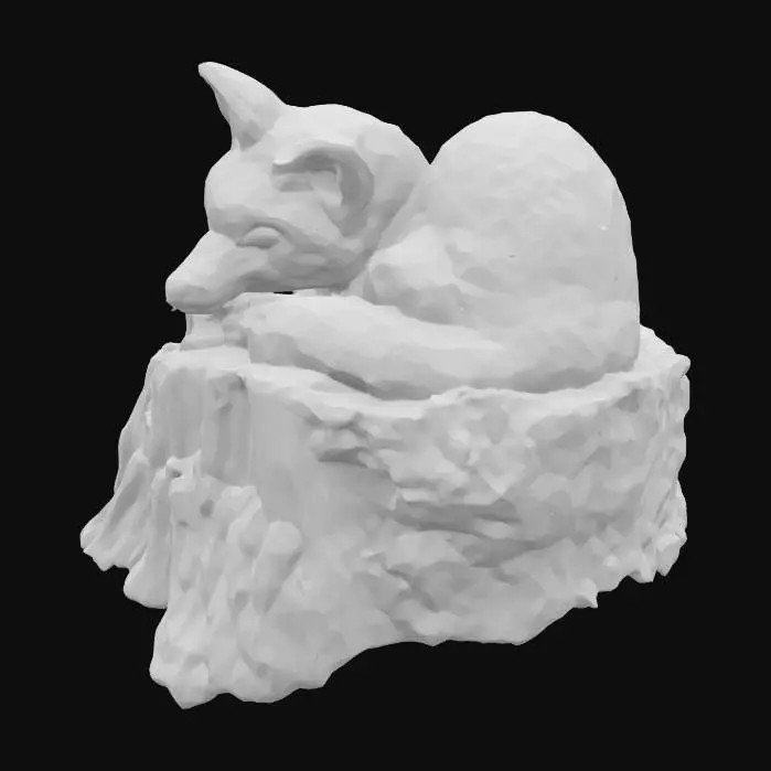 3D model for Resting Fox