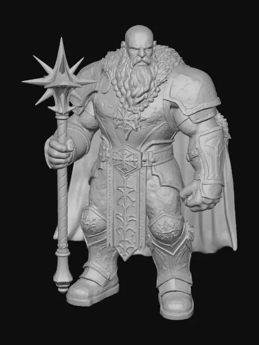 3D model for Saint Kragmor, the Crimson Titan , #Christmas2025#