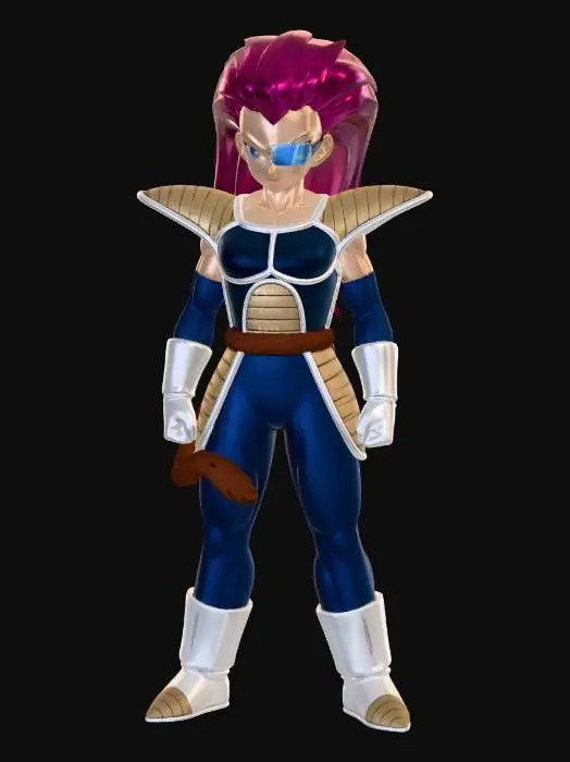 3D model for Crimson Saiyan Vanguard