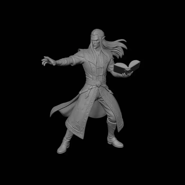 3D model for Azure Arcanist - Wyrdwood Creations