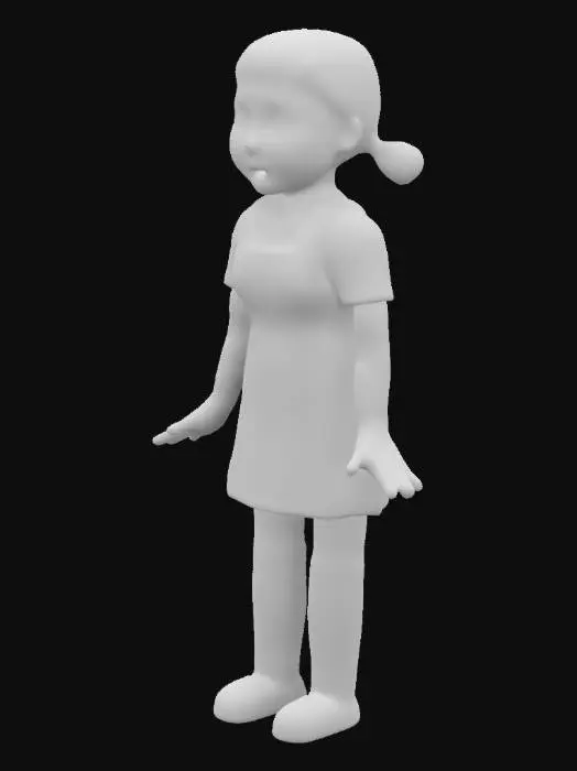 3D model for Squid Game Doll