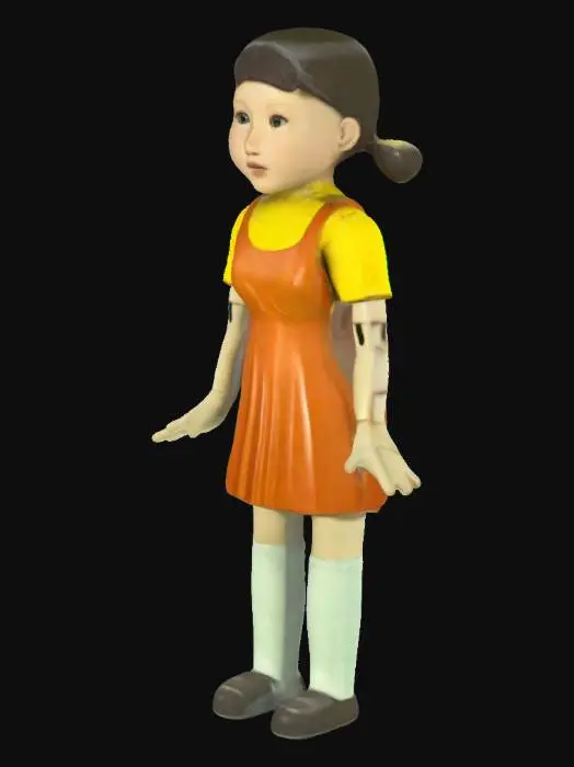 3D model for Squid Game Doll