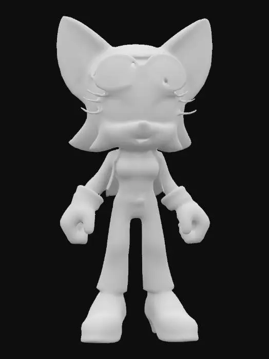 3D model for Confident Bat Fashionista