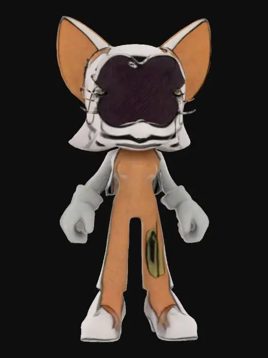 3D model for Confident Bat Fashionista